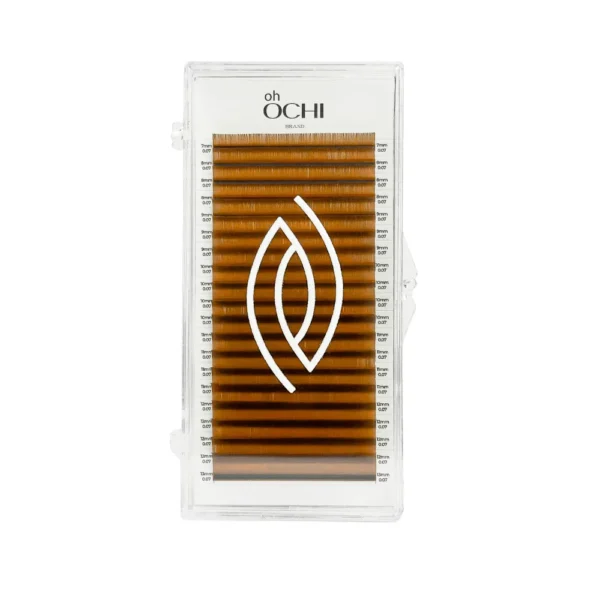 Rzęsy jasnobrązowe Honey Brown Oh OCHI 20 linii — Oh OCHI